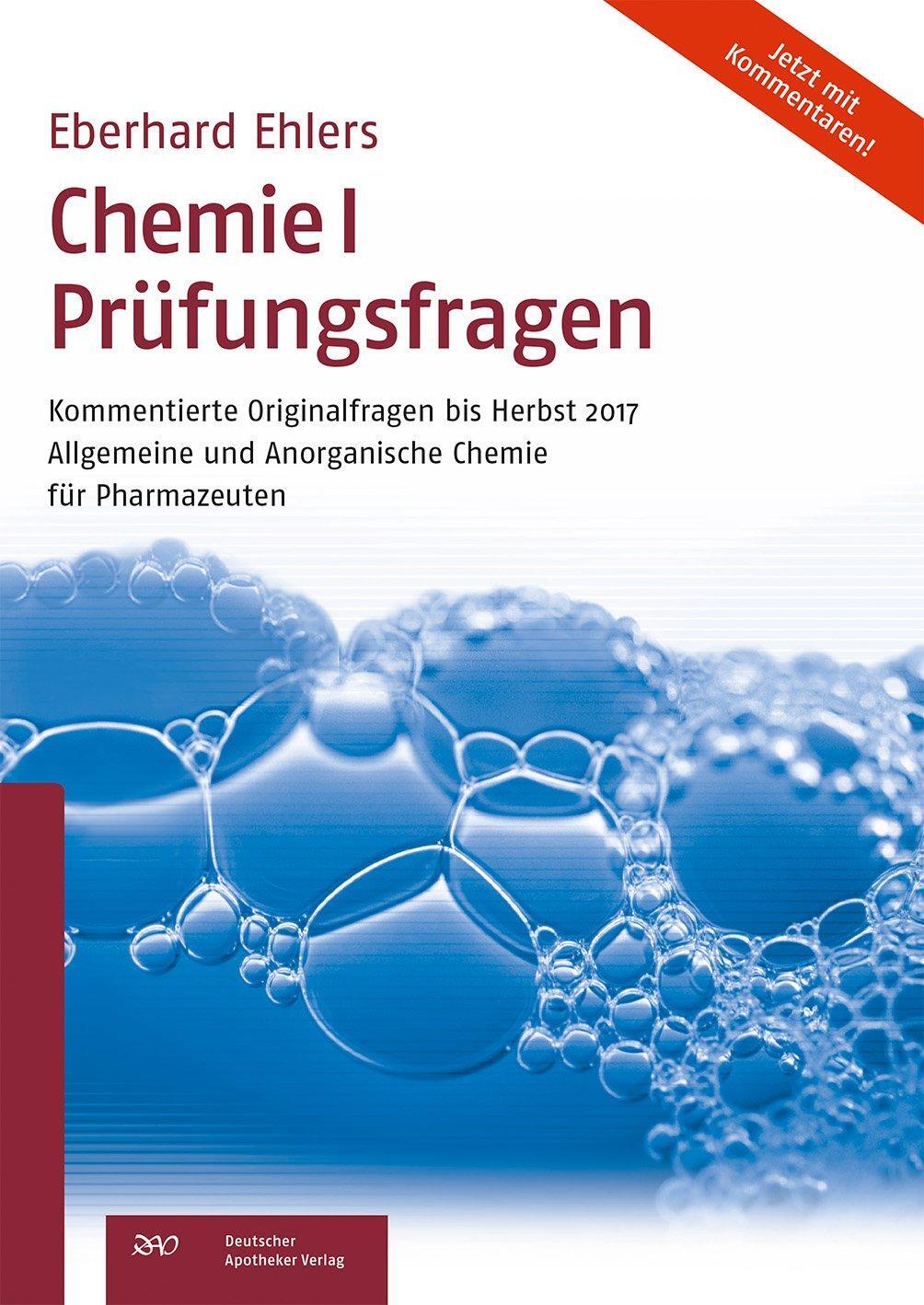 Cover: 9783769271379 | Chemie I Prüfungsfragen | Eberhard Ehlers | Taschenbuch | Deutsch