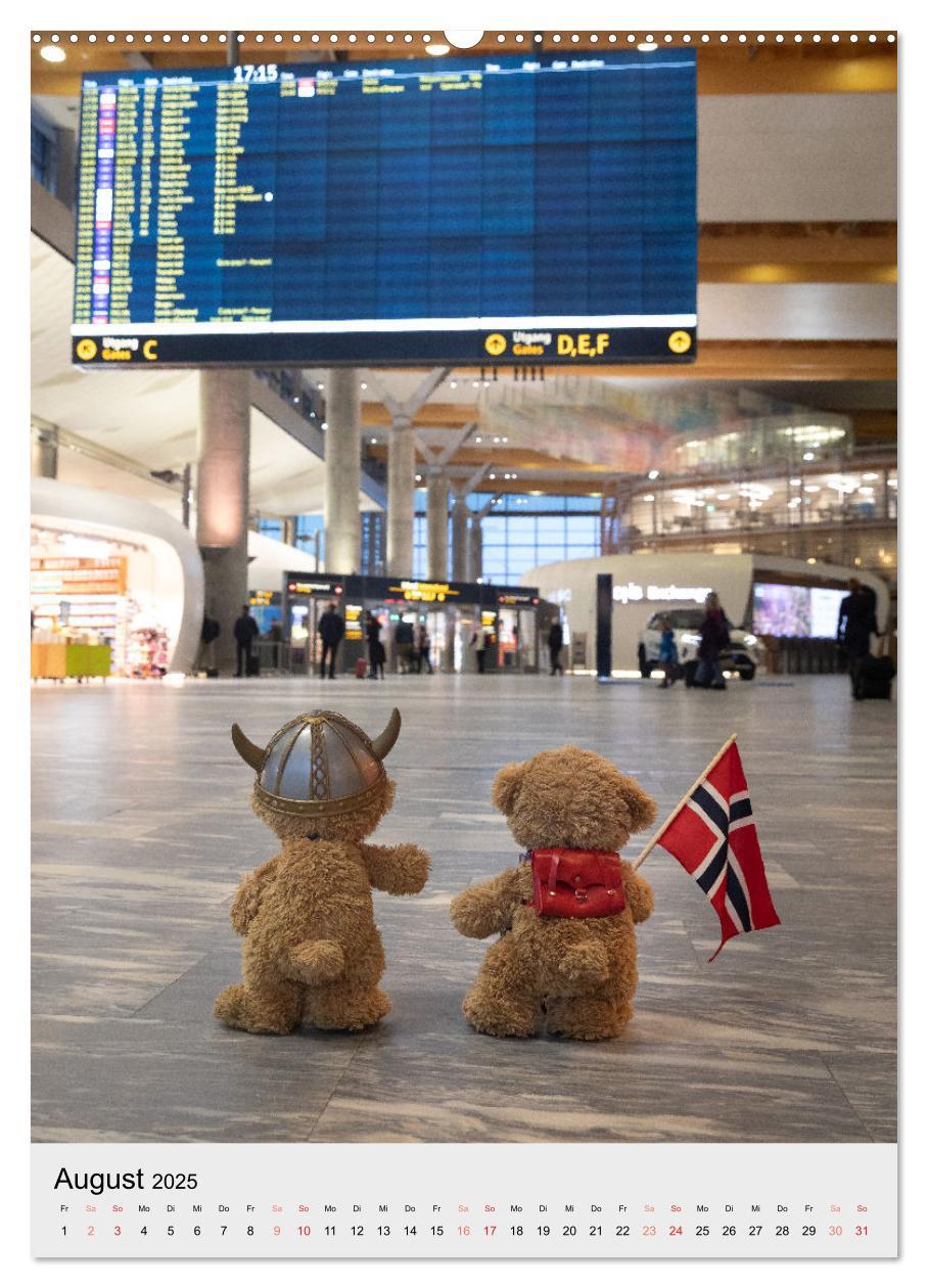 Bild: 9783435896288 | Travelling Teddy liebt es Bunt (Wandkalender 2025 DIN A2 hoch),...