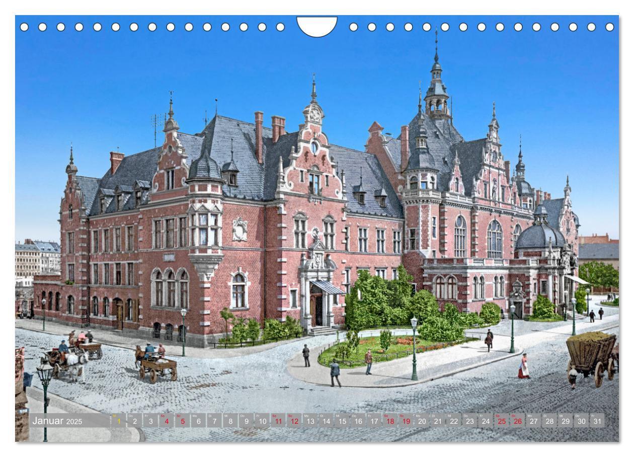 Bild: 9783383810527 | Leipzig zur Kaiserzeit in Farbe (Wandkalender 2025 DIN A4 quer),...