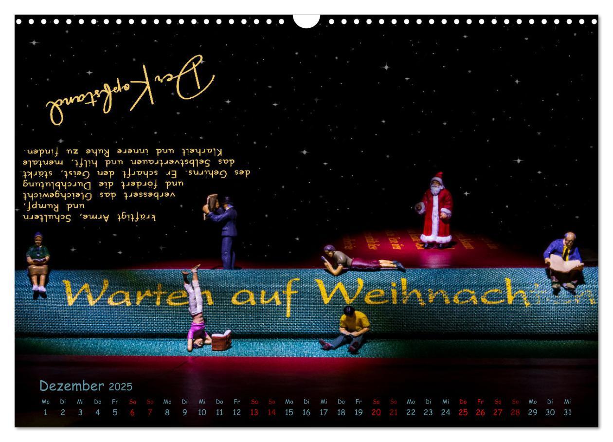 Bild: 9783457173091 | Yoga - Kleine Figur, große Wirkung (Wandkalender 2025 DIN A3 quer),...