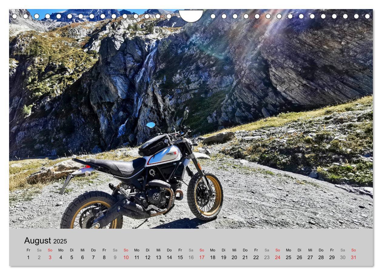 Bild: 9783435178230 | Scrambler Motorräder mit Stil (Wandkalender 2025 DIN A4 quer),...