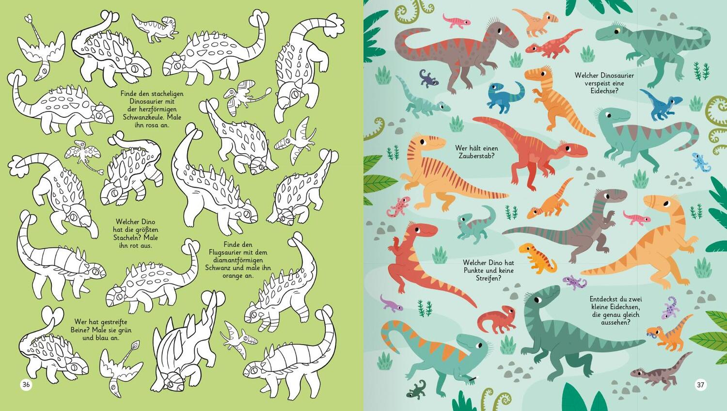 Bild: 9783741525902 | Mein lustiges Suchbuch - Dinosaurier | Lisa Regan | Taschenbuch | 2021