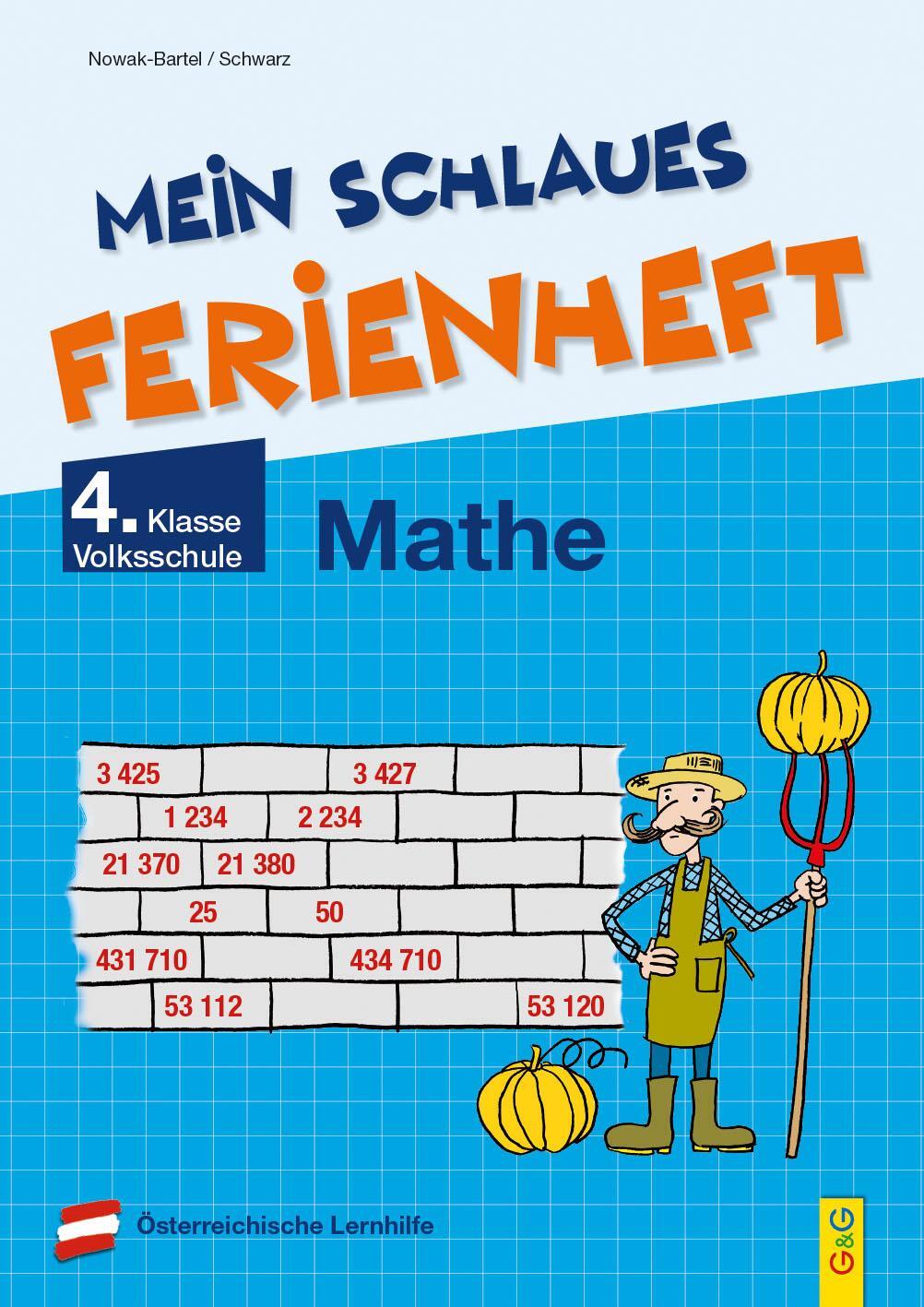 Cover: 9783707424881 | Mein schlaues Ferienheft Mathematik - 4. Klasse Volksschule | Buch