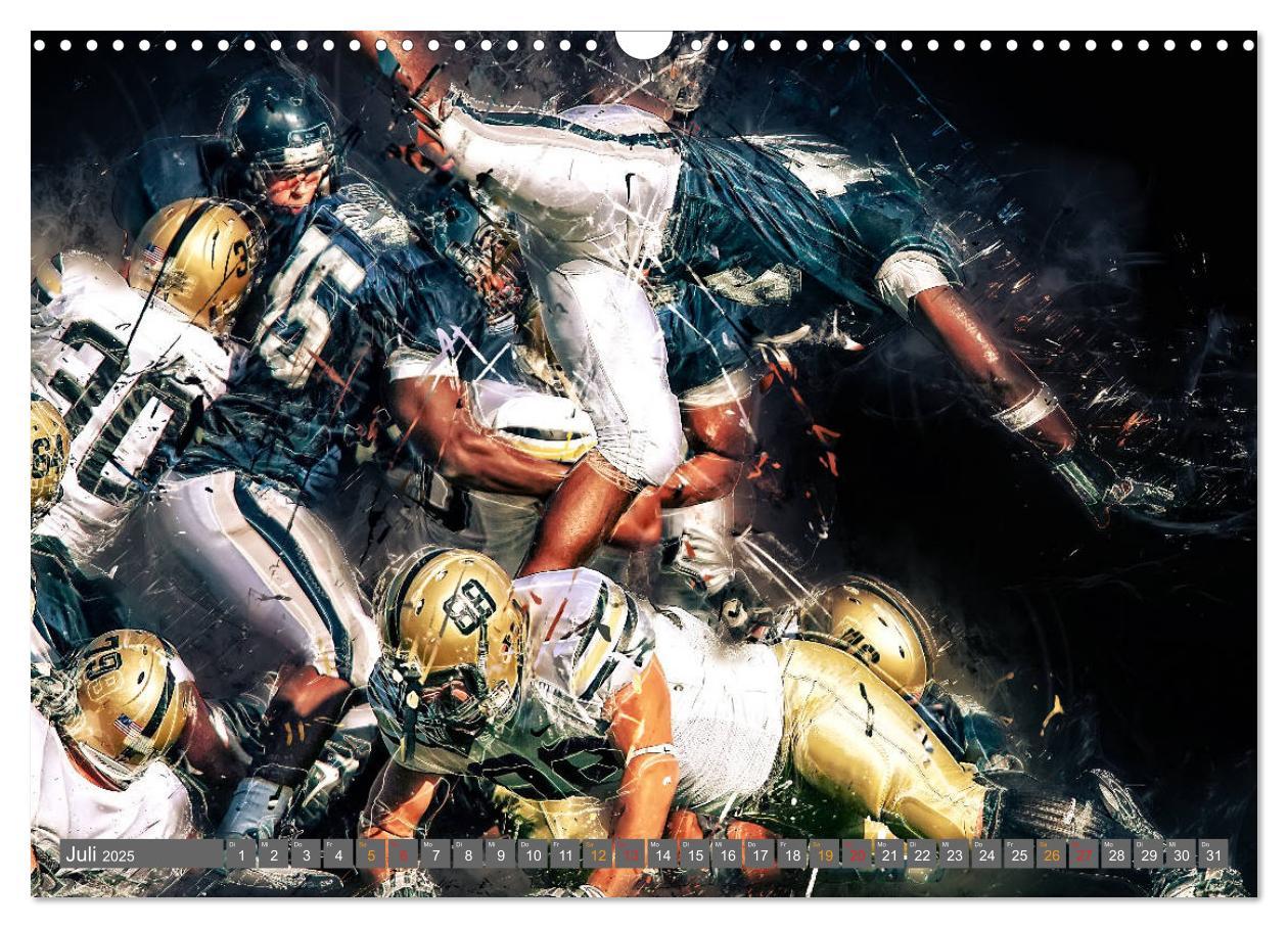 Bild: 9783435329694 | American Football - so cool (Wandkalender 2025 DIN A3 quer),...