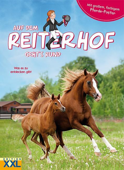 Cover: 9783897366428 | Auf dem Reiterhof geht´s rund - mit großem, farbigem Pferde-Poster