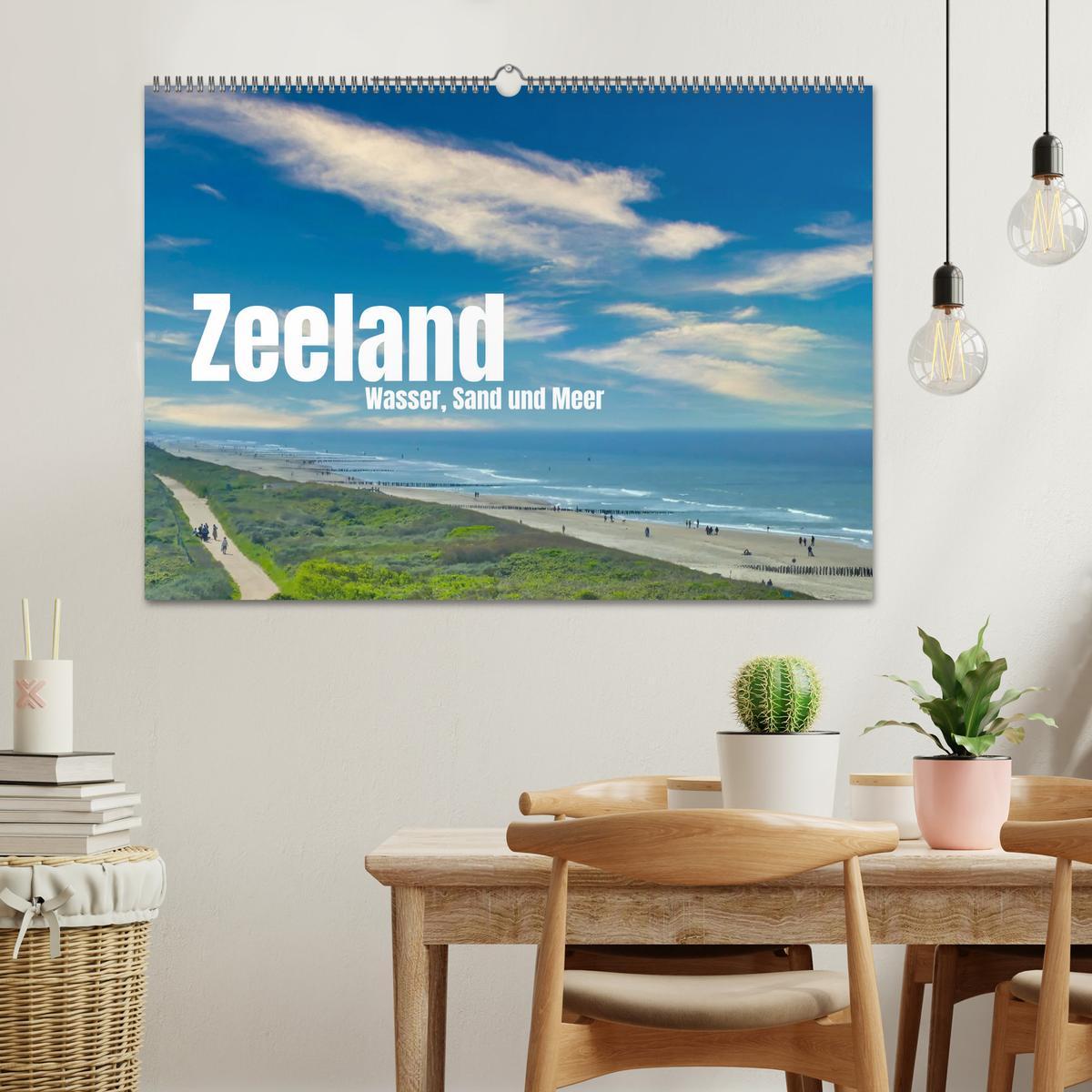 Bild: 9783383900693 | Zeeland - Wasser, Sand und Meer (Wandkalender 2025 DIN A2 quer),...