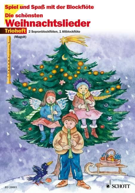 Cover: 9783795754853 | Die schönsten Weihnachtslieder Trioheft. 3 Blockflöten | Magolt | 2006
