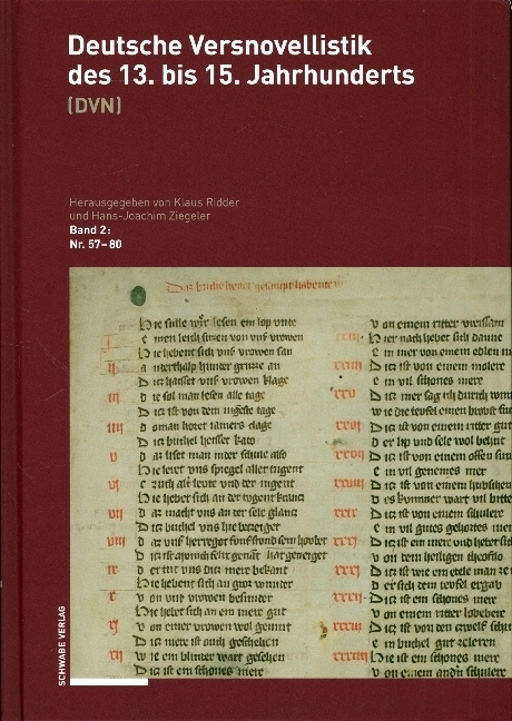 Cover: 9783757400071 | Deutsche Versnovellistik des 13. bis 15. Jahrhunderts (DVN). Bd.2