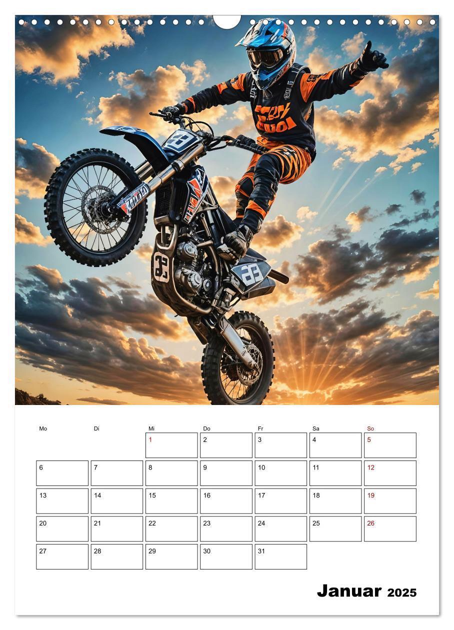 Bild: 9783457196748 | Vollgas und Adrenalin - Motocross-Action pur! (Wandkalender 2025...