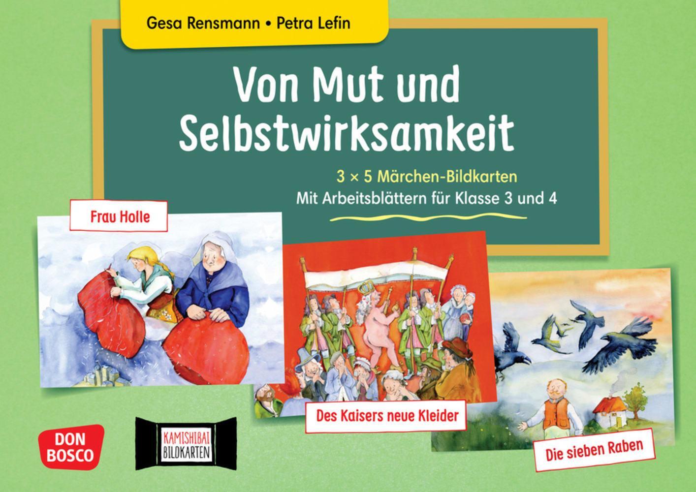 Cover: 4260694920671 | Von Mut und Selbstwirksamkeit - 3 x 5 Märchen-Bildkarten. Mit...