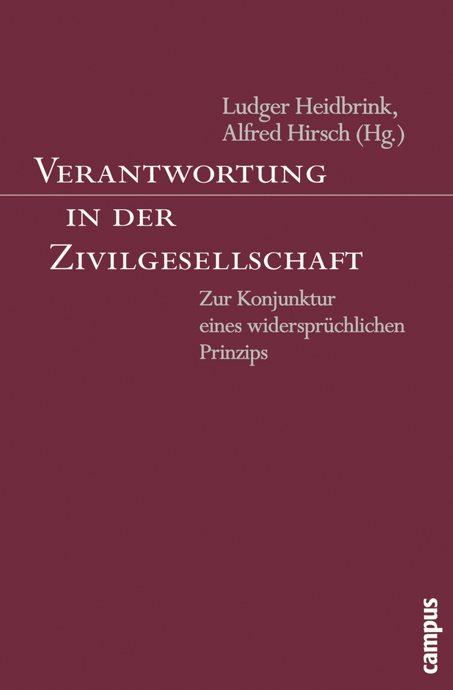 Cover: 9783593380100 | Verantwortung in der Zivilgesellschaft | Ludger Heidbrink (u. a.)