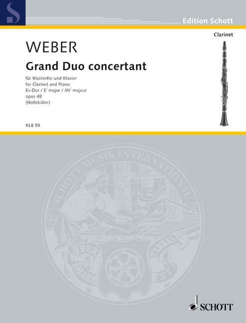Cover: 9783795798475 | Grand Duo concertant Es-Dur | Carl Maria von Weber | Buch | 60 S.