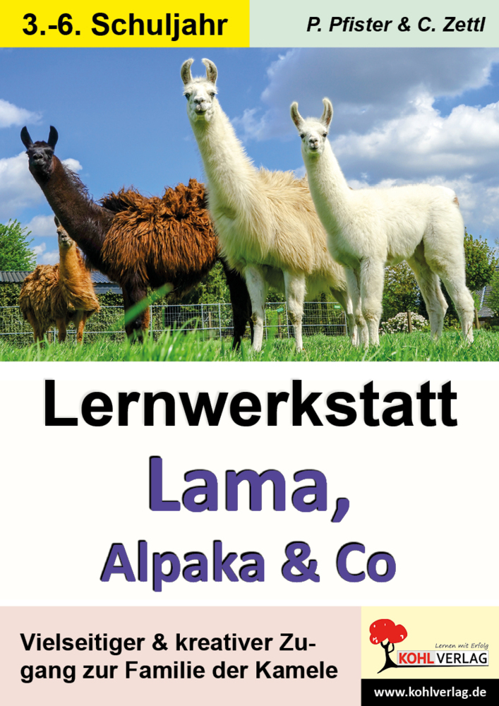 Cover: 9783966240864 | Lernwerkstatt Lama, Alpaka & Co | Petra Pfister (u. a.) | Taschenbuch