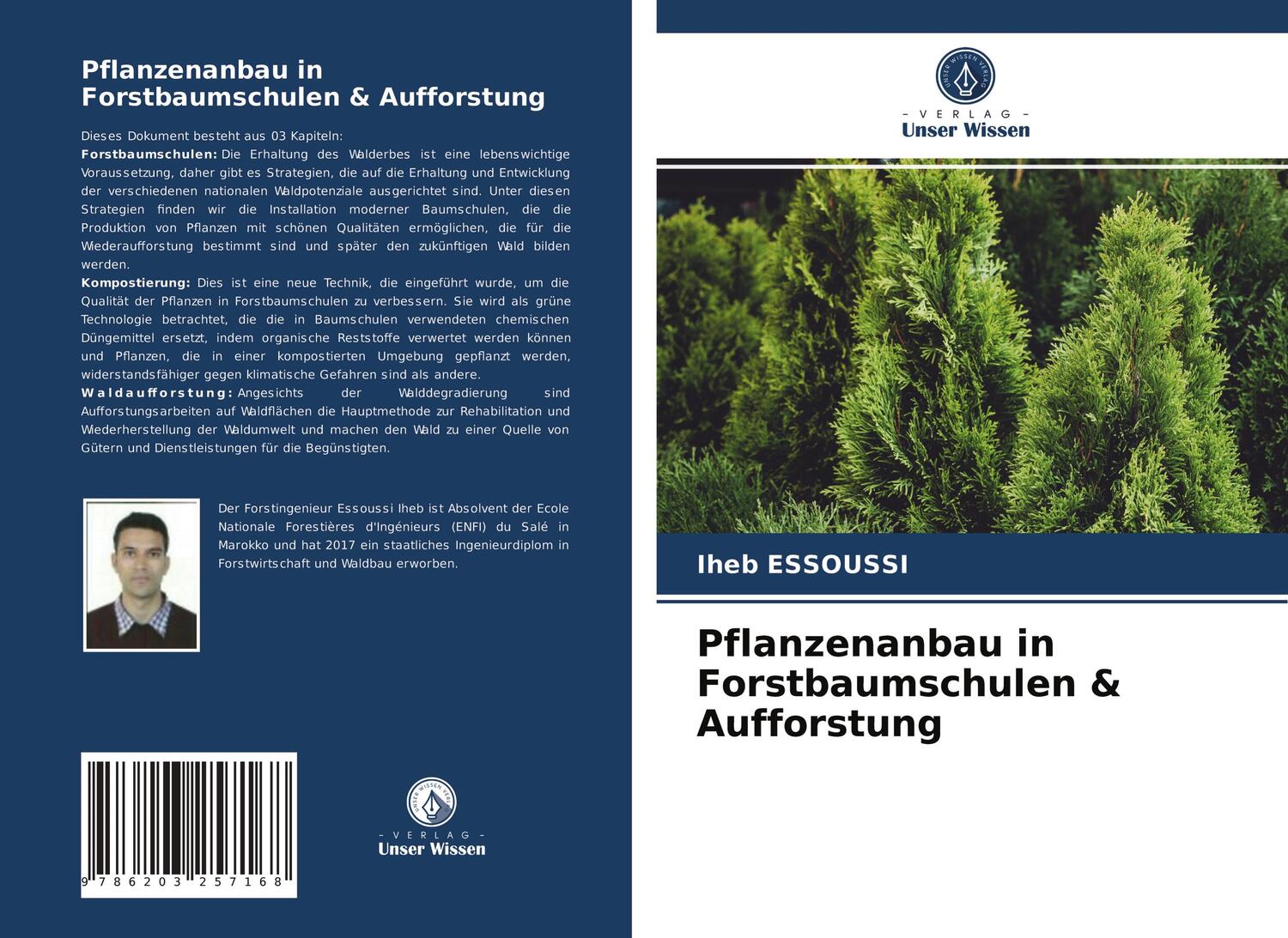 Cover: 9786203257168 | Pflanzenanbau in Forstbaumschulen & Aufforstung | Iheb Essoussi | Buch