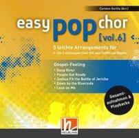 Cover: 9783990356104 | Easy Pop Chor. Vol.6 | Gospel-Feeling. Gesamtaufnahme und Playbacks