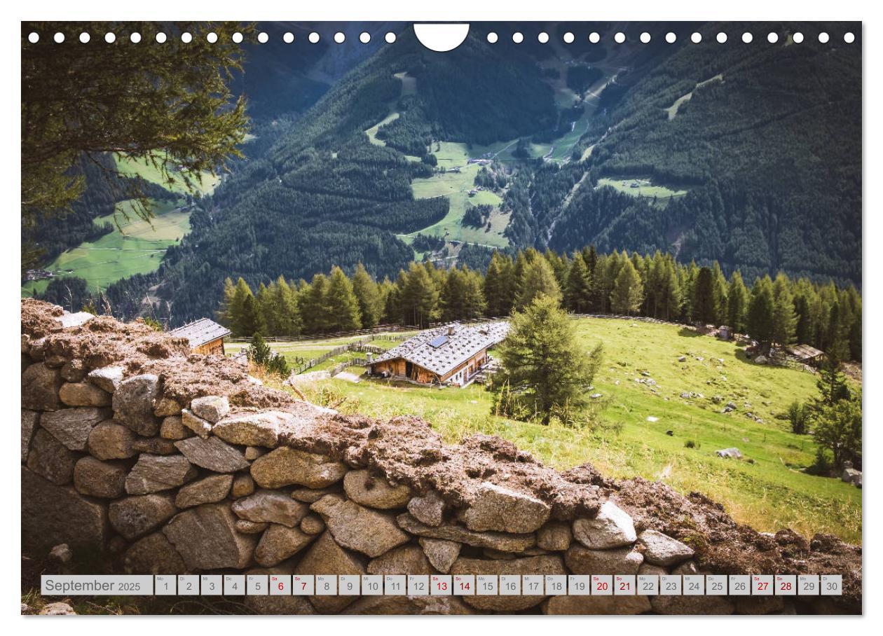 Bild: 9783435347049 | Das Ahrntal (Wandkalender 2025 DIN A4 quer), CALVENDO Monatskalender