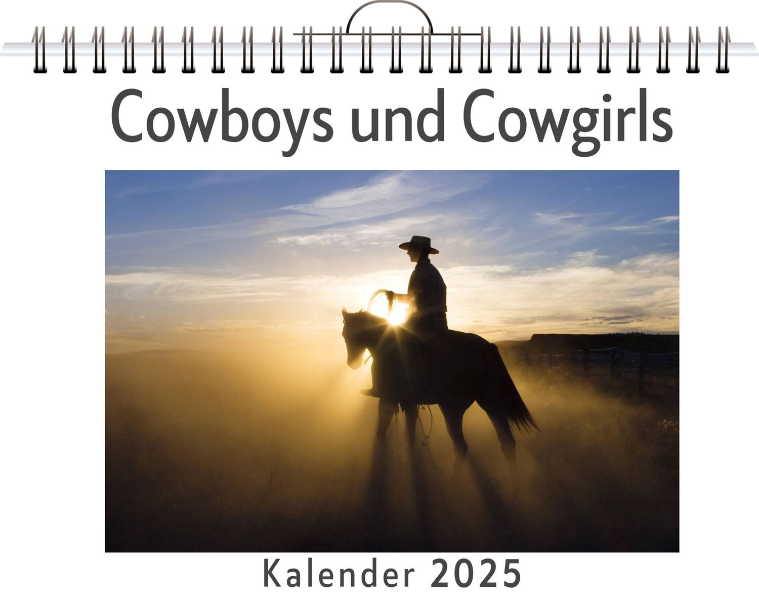 Cover: 9783759122780 | Cowboys und Cowgirls - (Wandkalender 2025, Kalender DIN A4 quer,...