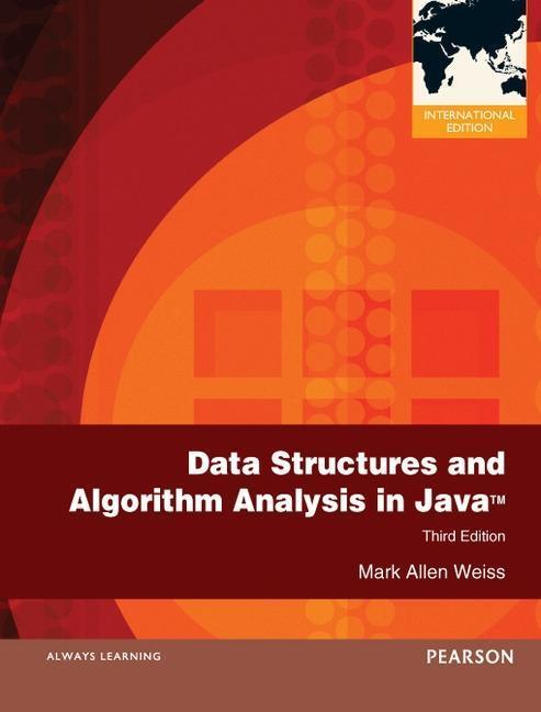 Cover: 9780273752110 | Data Structures and Algorithm Analysis in Java | International Edition