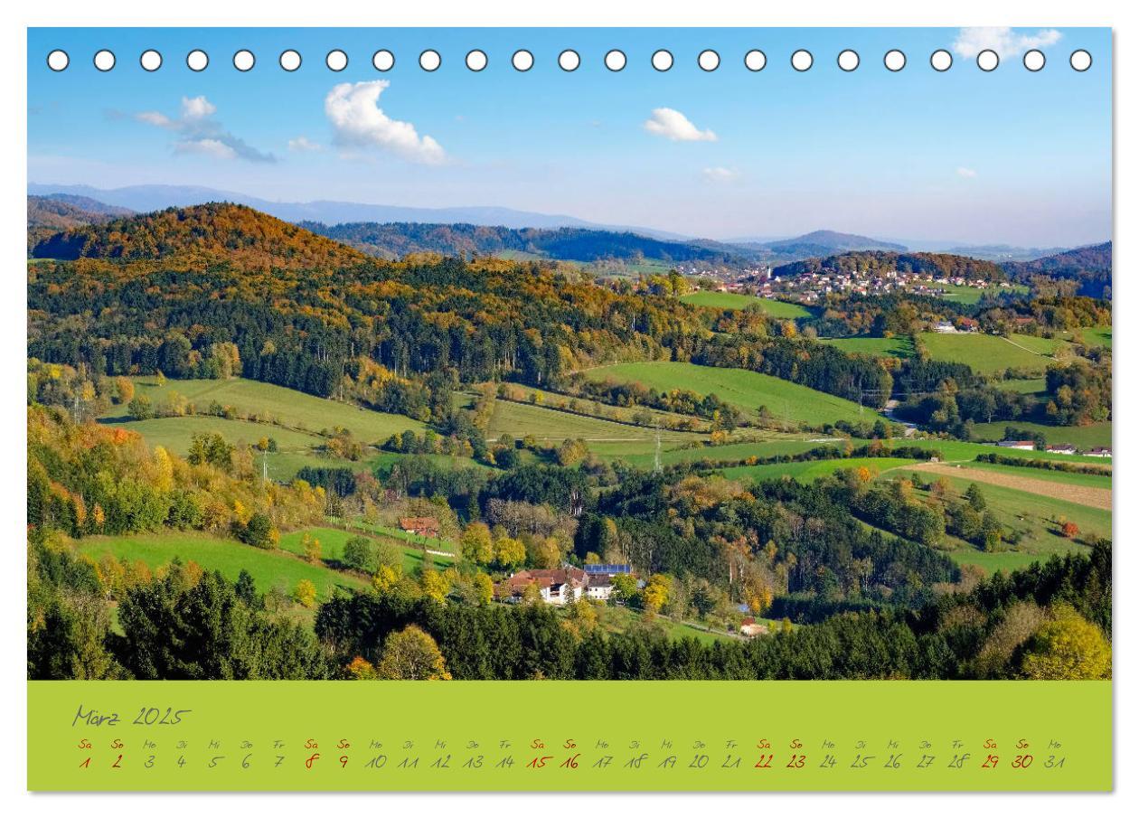 Bild: 9783435192946 | Der Bayerische Wald (Tischkalender 2025 DIN A5 quer), CALVENDO...