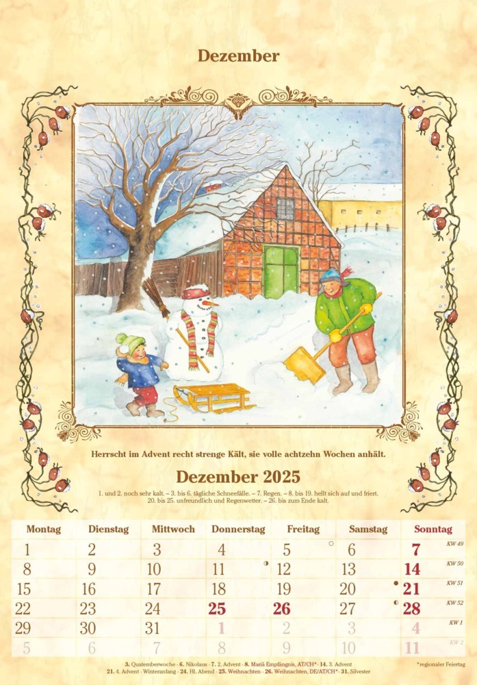 Bild: 4251732341060 | Alpha Edition - Bauernkalender 2025 Wandkalender, 23,7x34cm,...