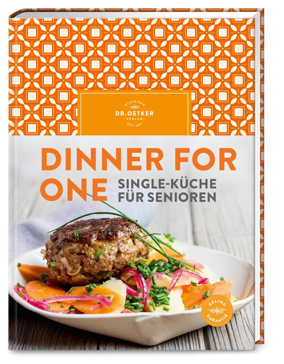 Cover: 9783767018754 | Dinner for one | Single-Küche für Senioren | Oetker Verlag (u. a.)