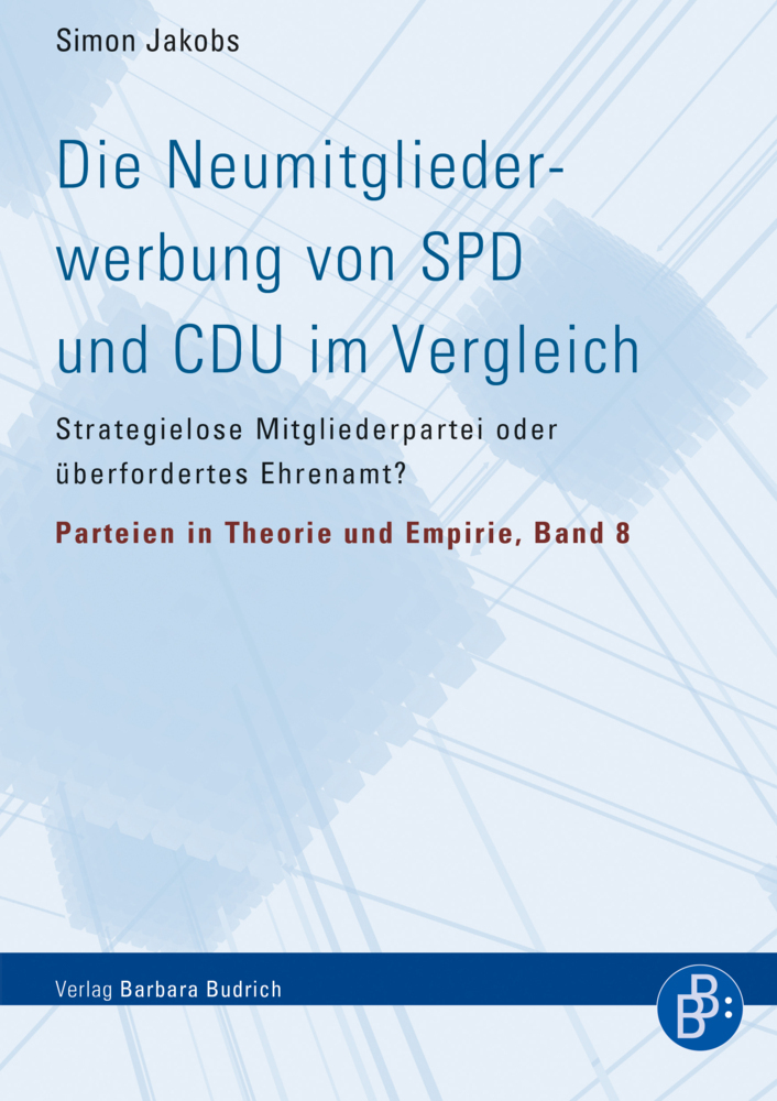 Cover: 9783847424956 | Die Neumitgliederwerbung von SPD und CDU im Vergleich | Simon Jakobs