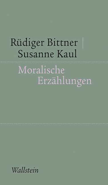 Cover: 9783835315501 | Moralische Erzählungen | Rüdiger Bittner (u. a.) | Taschenbuch | 74 S.