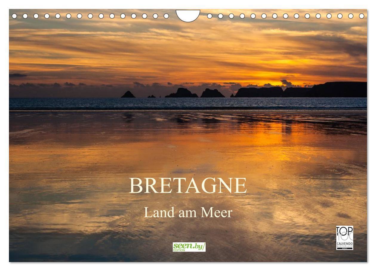 Cover: 9783435803606 | Bretagne - Land am Meer (Wandkalender 2025 DIN A4 quer), CALVENDO...