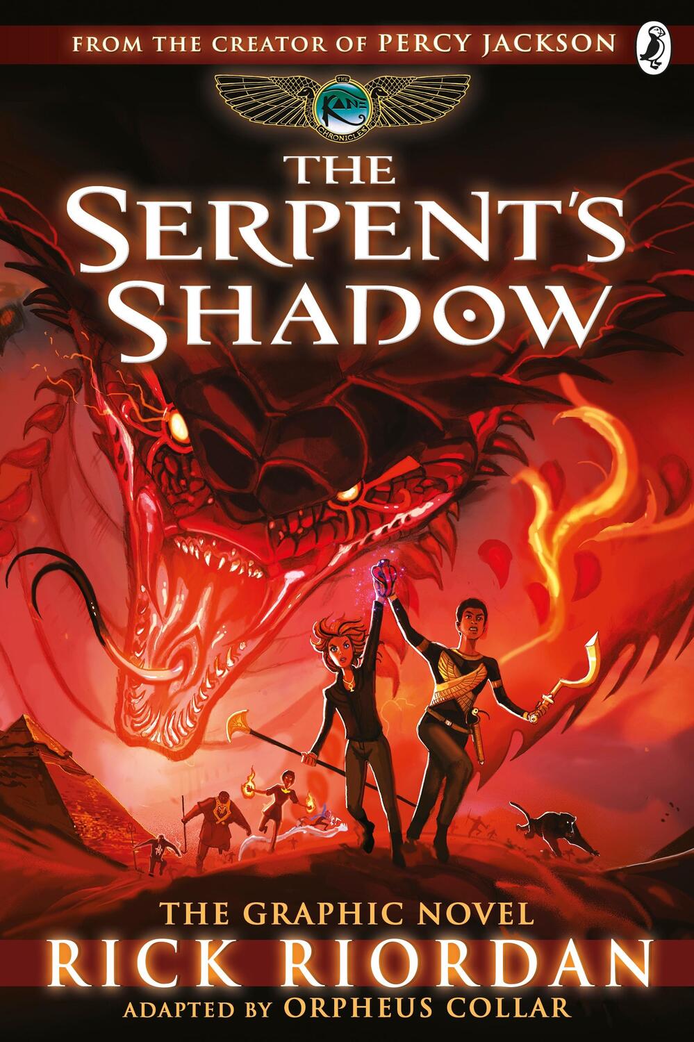 Cover: 9780241336809 | The Serpent's Shadow: The Graphic Novel (The Kane Chronicles Book 3)