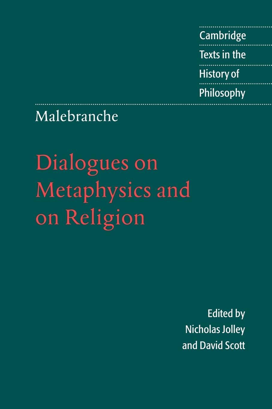 Cover: 9780521574358 | Malebranche | Dialogues on Metaphysics and on Religion | Taschenbuch