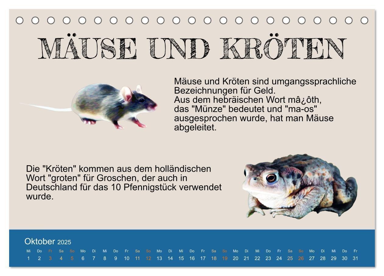 Bild: 9783383942501 | Tiere in der Finanzwelt 2025 (Tischkalender 2025 DIN A5 quer),...