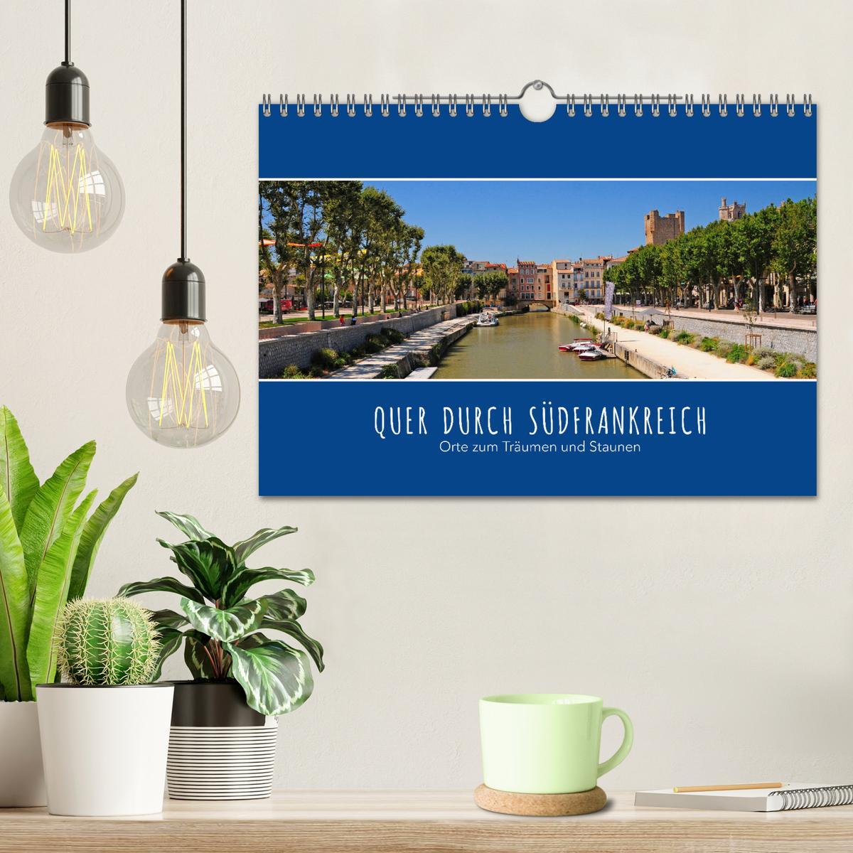 Bild: 9783435349937 | Quer durch Südfrankreich (Wandkalender 2025 DIN A4 quer), CALVENDO...