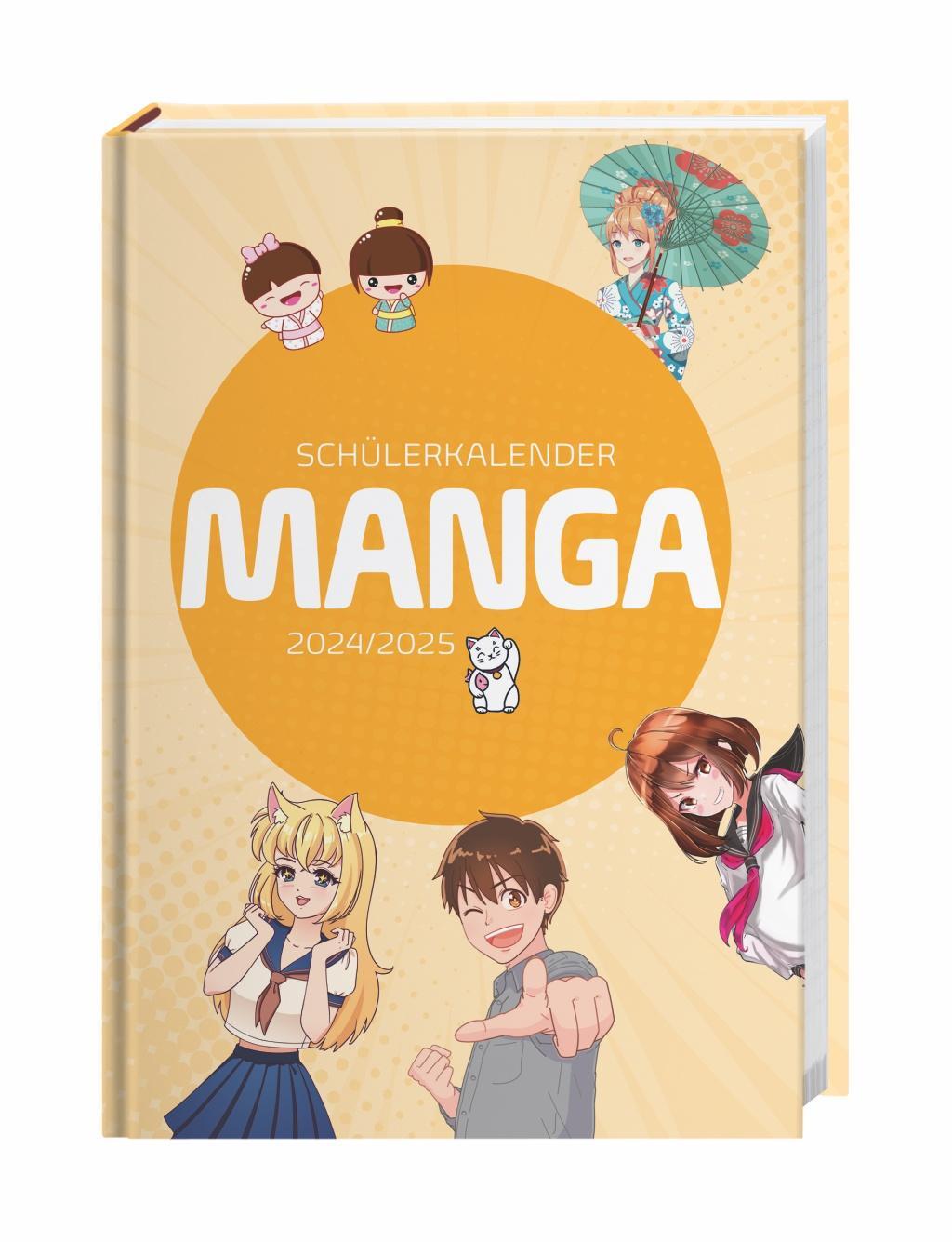 Cover: 9783756408498 | Manga Schülerkalender A5 2024/2025 | Kalender | Kalenderbücher Heye