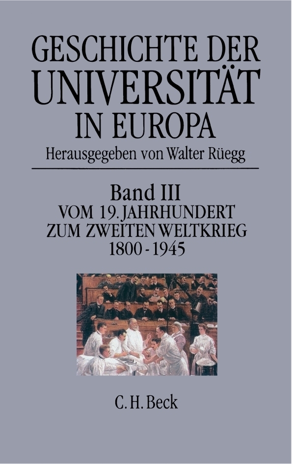 Cover: 9783406369544 | Geschichte der Universität in Europa Bd. III: Vom 19. Jahrhundert...