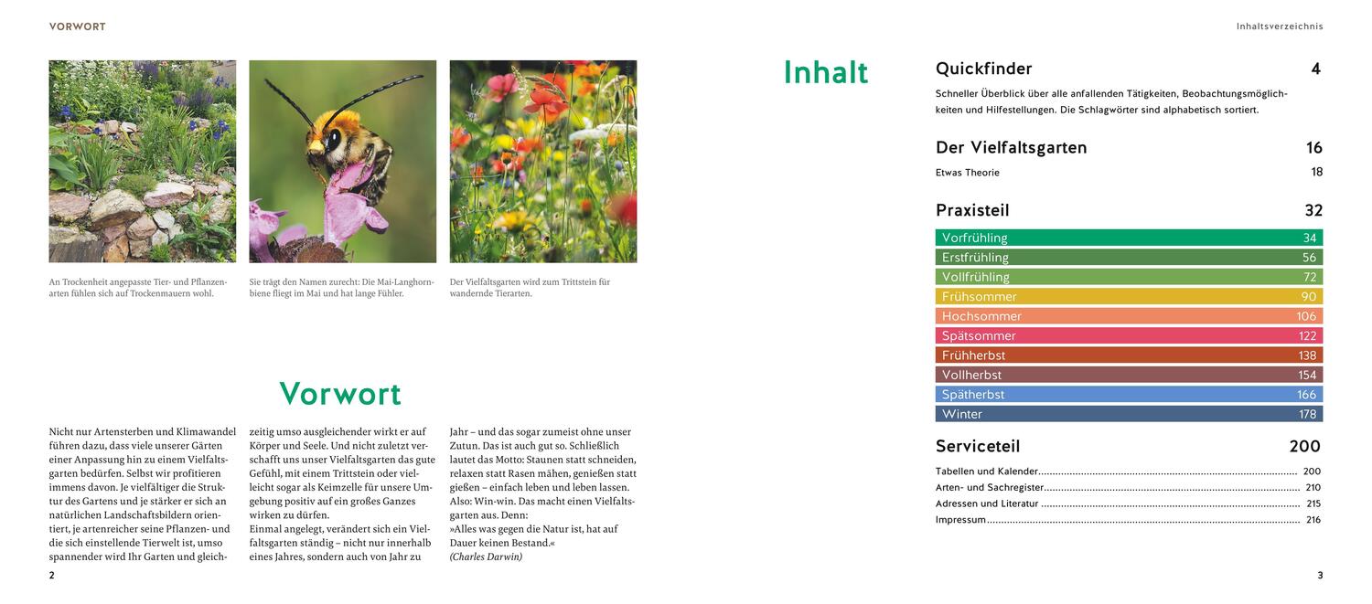 Bild: 9783833880575 | Quickfinder Artenvielfalt im Gartenjahr | Antje Arnold | Taschenbuch
