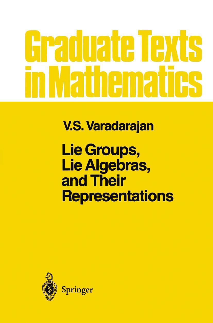 Cover: 9780387909691 | Lie Groups, Lie Algebras, and Their Representations | Varadarajan