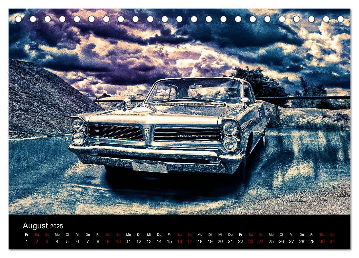 Bild: 9783435397723 | American Automobile (Tischkalender 2025 DIN A5 quer), CALVENDO...