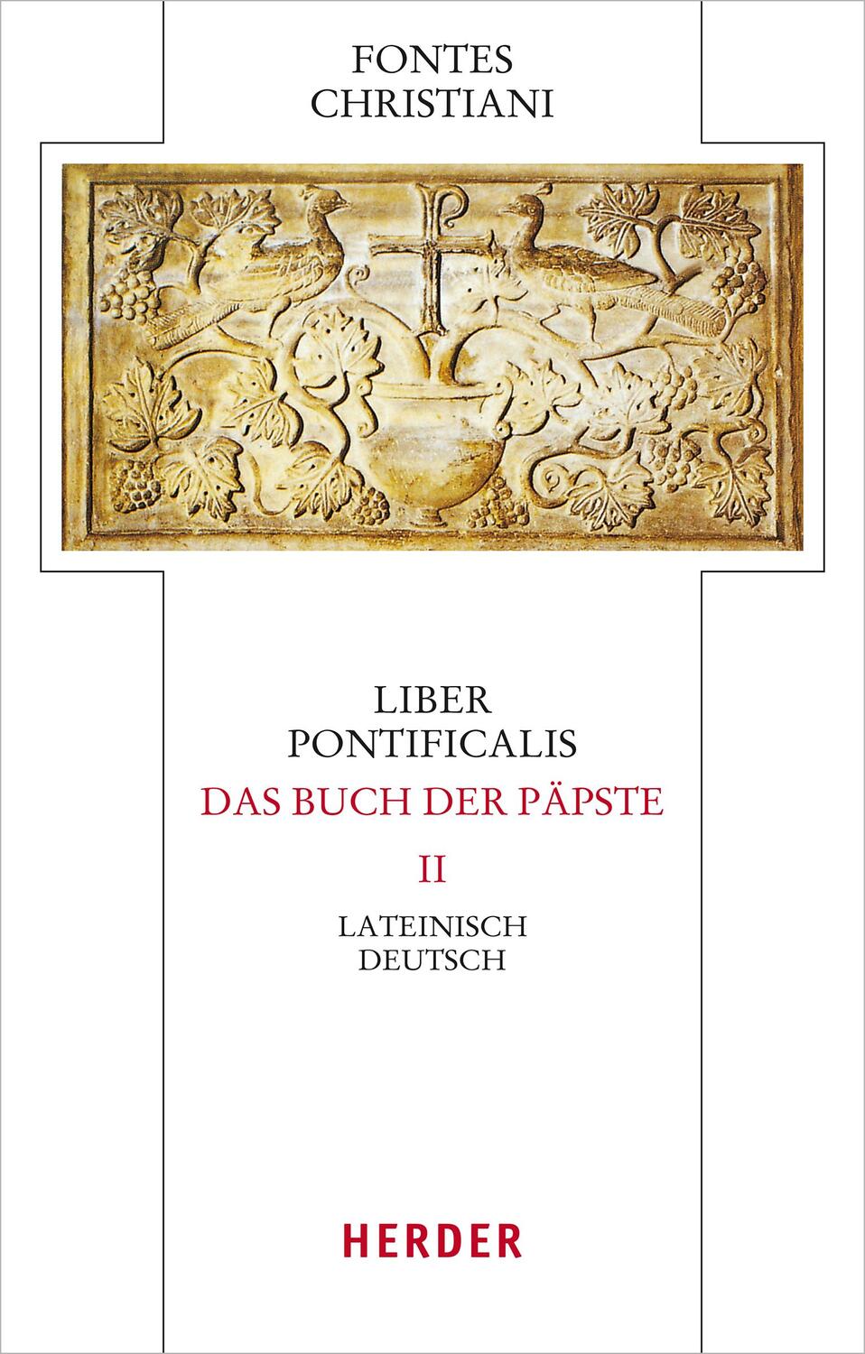 Cover: 9783451329357 | Liber Pontificalis - Das Buch der Päpste | Lateinisch - Deutsch | Buch