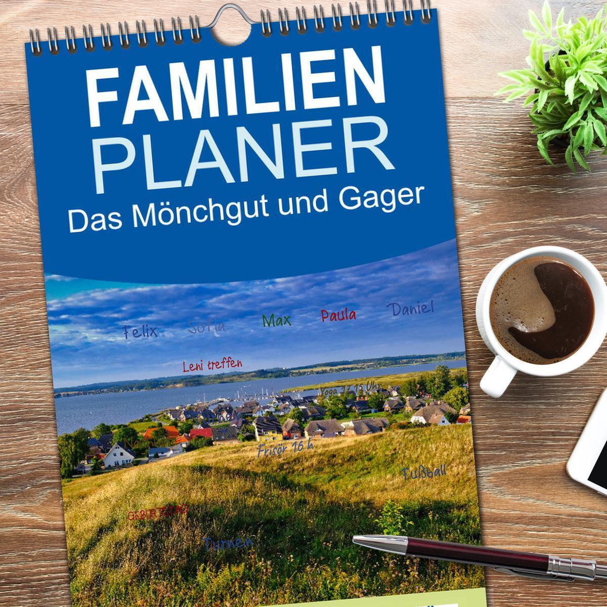 Bild: 9783457094808 | Familienplaner 2025 - Das Mönchgut und Gager mit 5 Spalten...