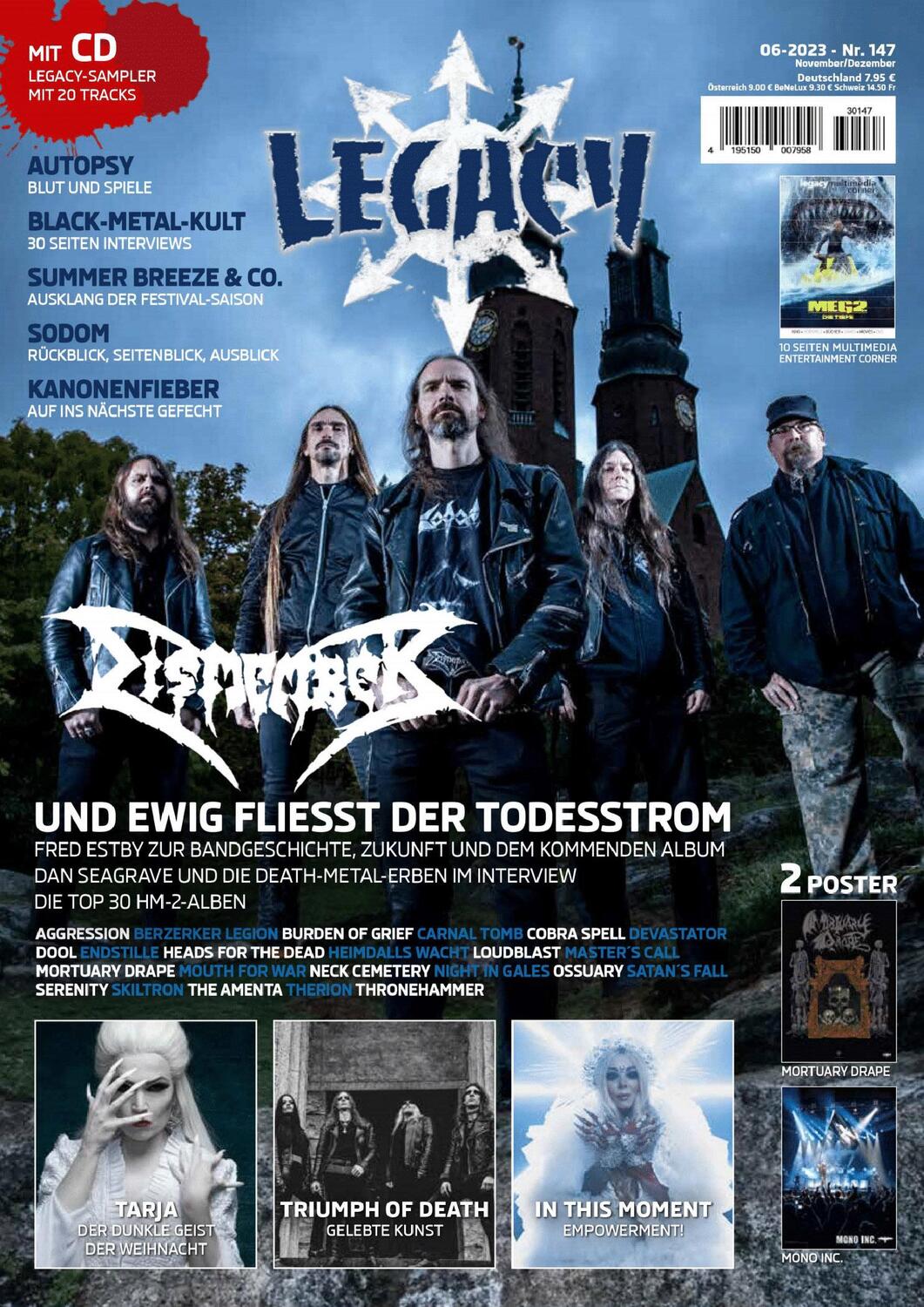 Cover: 9783959364812 | LEGACY MAGAZIN: THE VOICE FROM THE DARKSIDE 147 (6/2023) | Broschüre