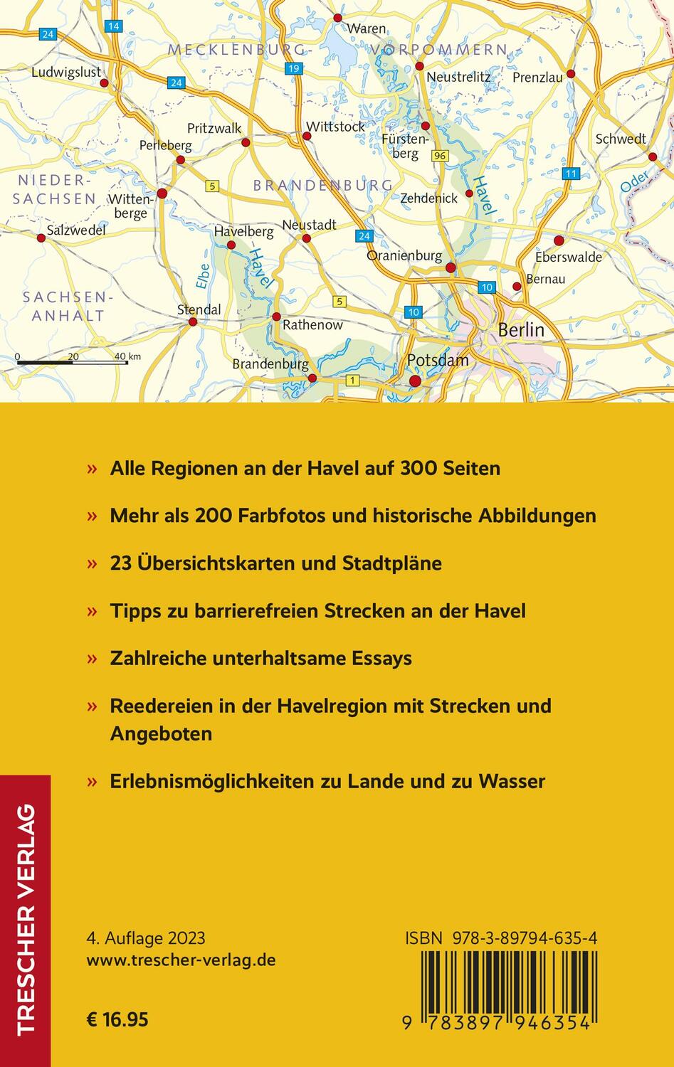 Rückseite: 9783897946354 | Reiseführer Havel | Reschke Manfred | Taschenbuch | 300 S. | Deutsch
