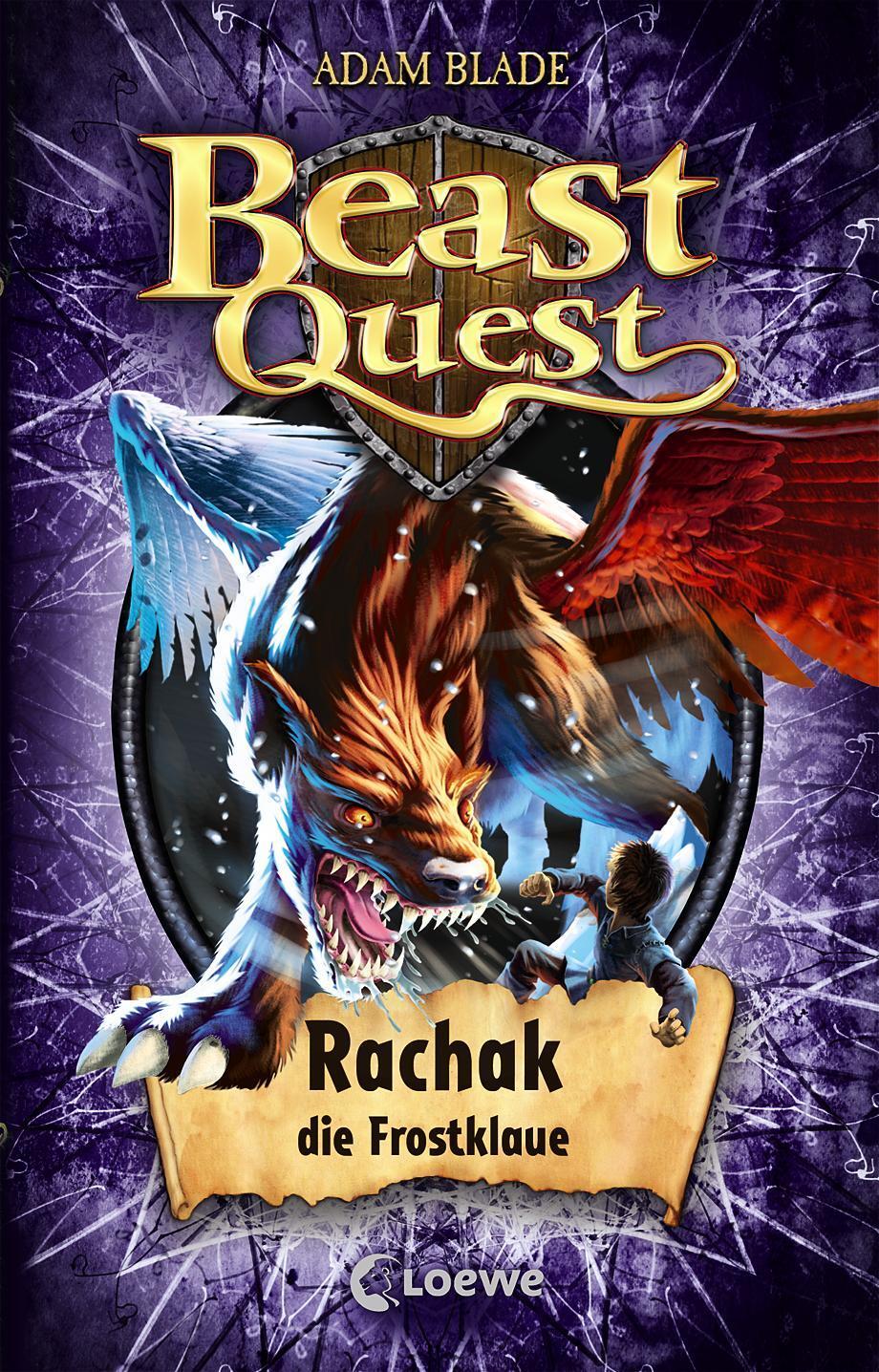 Cover: 9783785581384 | Beast Quest 42 - Rachak, die Frostklaue | Adam Blade | Buch | Deutsch