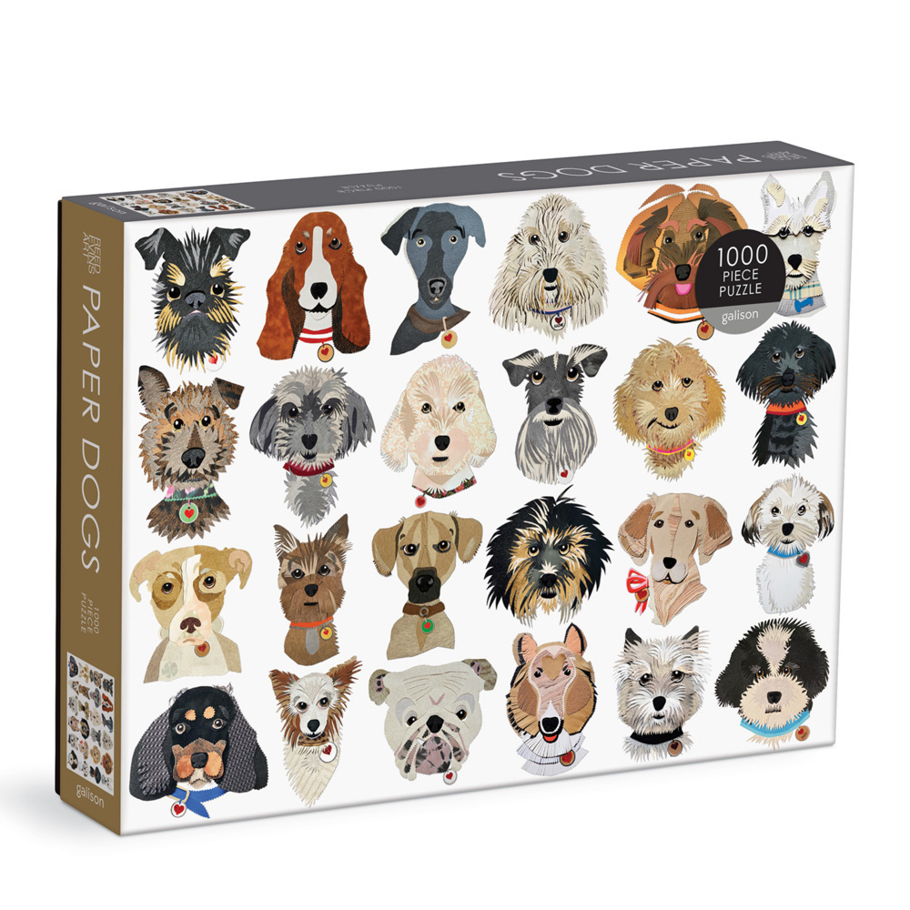 Cover: 9780735371941 | Paper Dogs 1000 Pc Puzzle | Galison | Spiel | Englisch | 2022