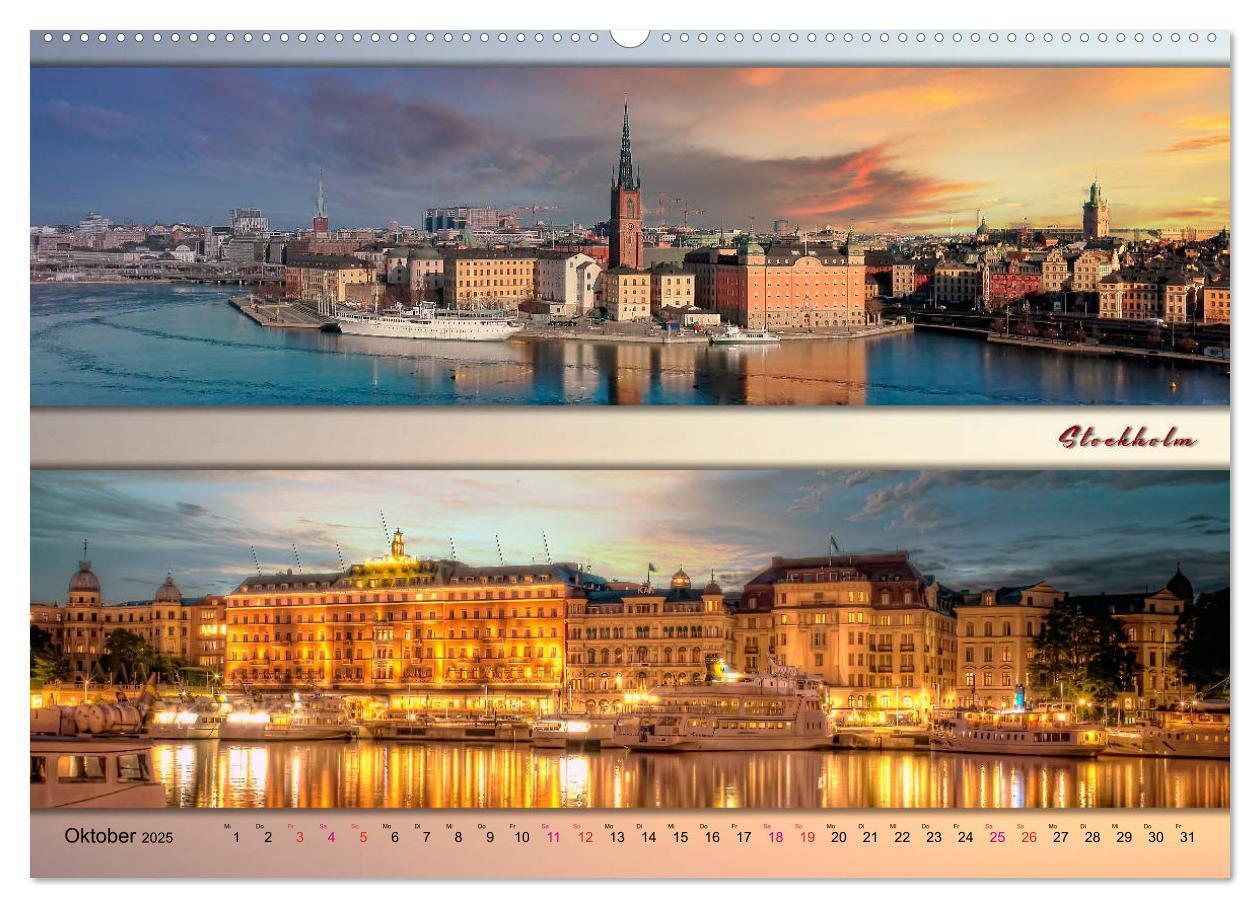 Bild: 9783435126057 | Europäische Metropolen - Panoramen (Wandkalender 2025 DIN A2 quer),...