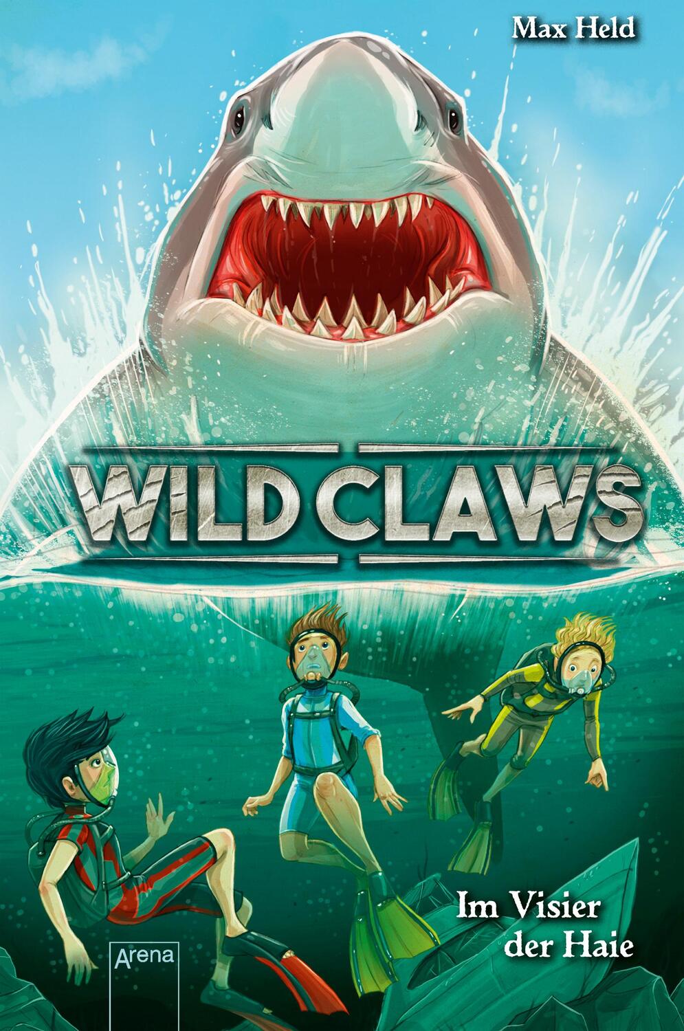 Cover: 9783401605364 | Wild Claws (3). Im Visier der Haie | Max Held | Buch | Wild Claws