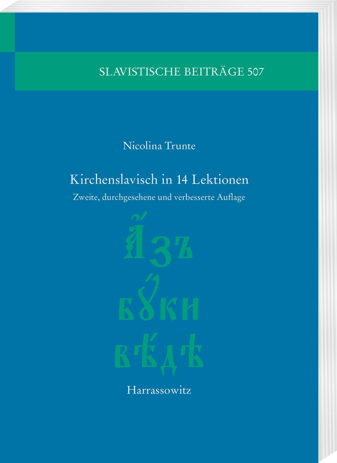 Cover: 9783447119443 | Kirchenslavisch in 14 Lektionen | Nicolina Trunte | Taschenbuch | 2022