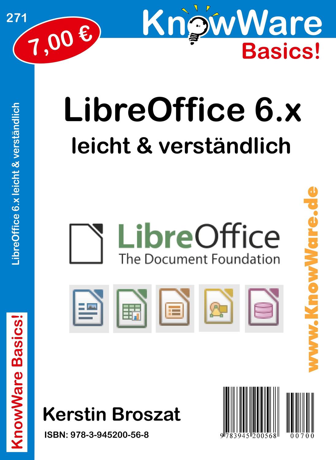 Cover: 9783945200568 | LibreOffice 6.x | leicht und verständlich | Kerstin Broszat | Buch