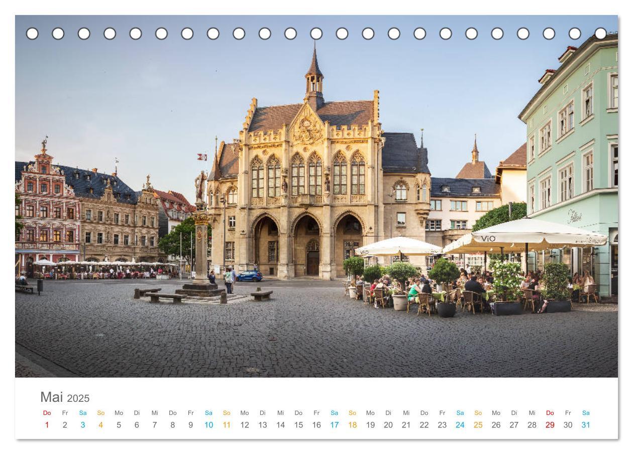 Bild: 9783435320189 | Erfurt - Stadt der Türme (Tischkalender 2025 DIN A5 quer), CALVENDO...