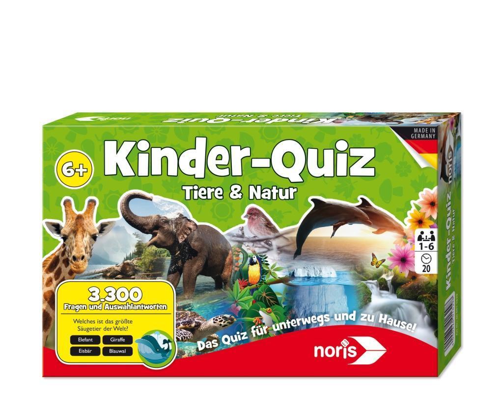 Cover: 4000826016298 | Kinderquiz Tiere & Natur | Noris | Spiel | Deutsch | 2017 | NORIS