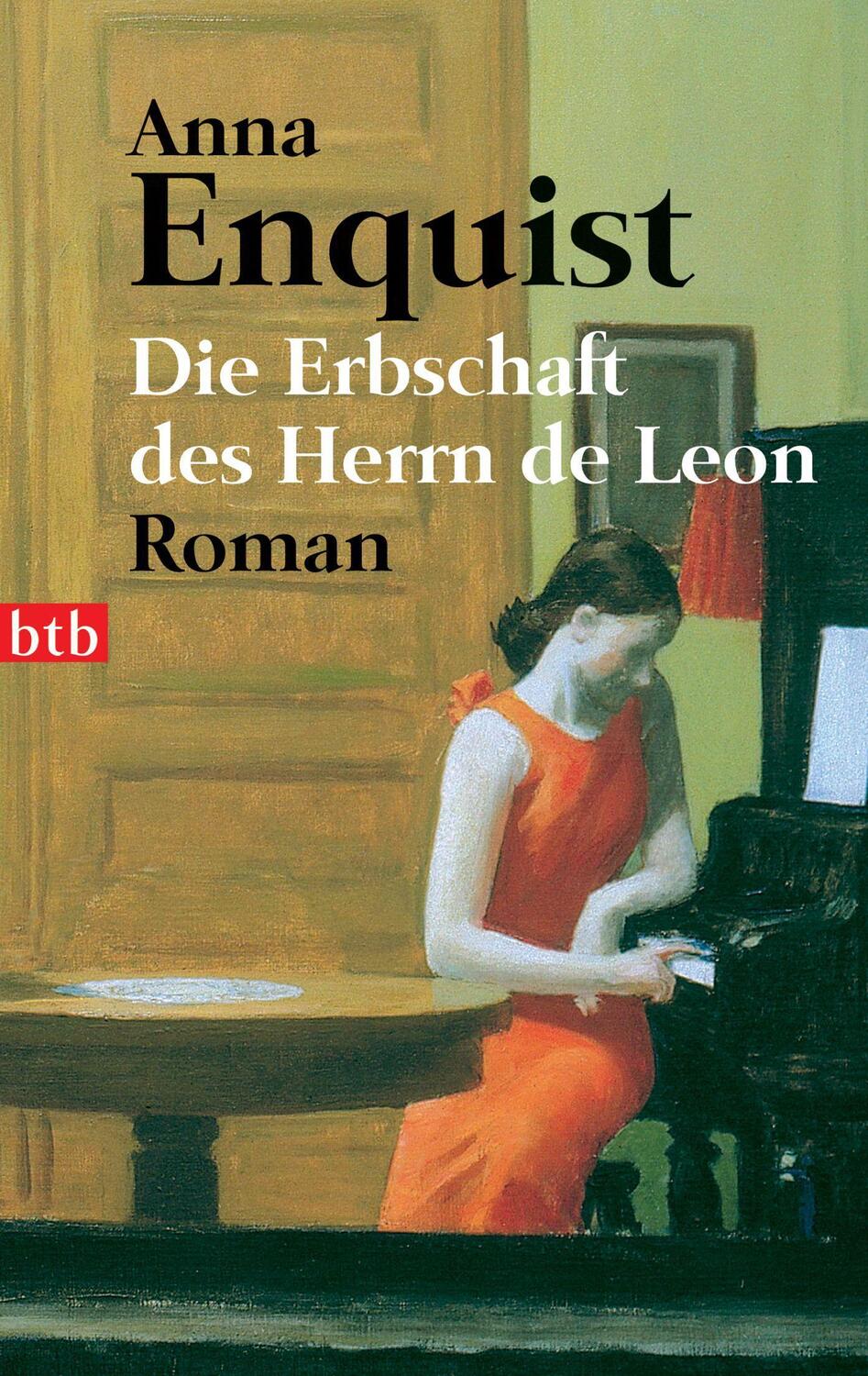 Cover: 9783442737475 | Die Erbschaft des Herrn de Leon | Anna Enquist | Taschenbuch | btb